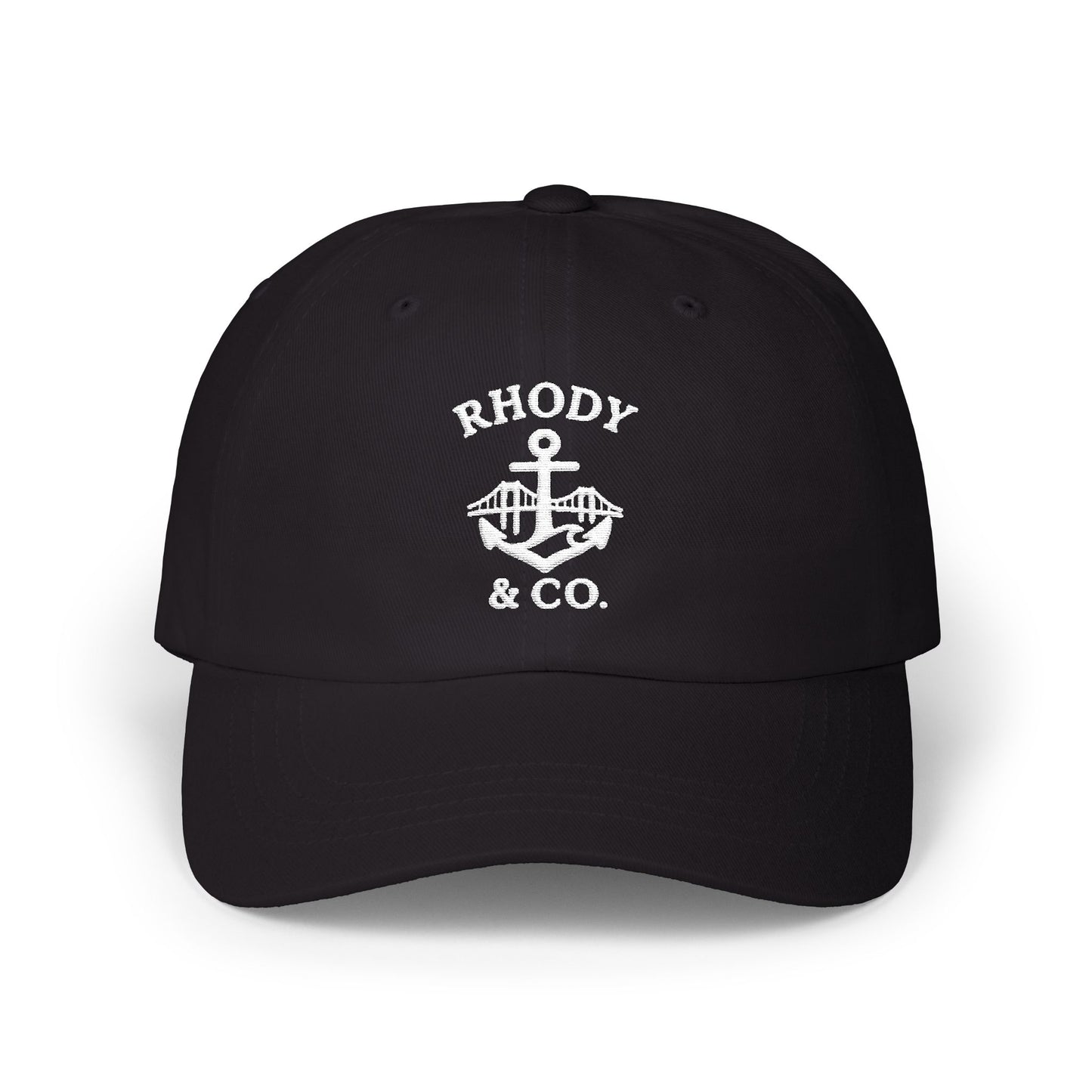Rhody and Co. Classic Cap – Black & White