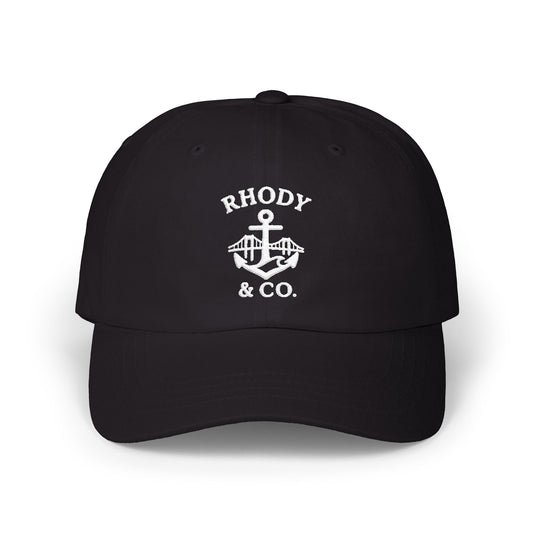 Rhody & Co. Classic Cap – Black & White