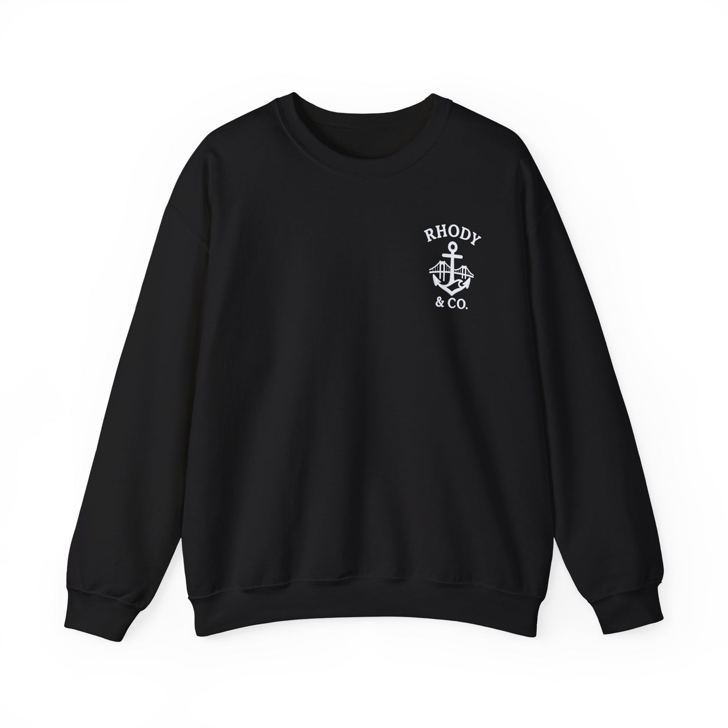 Rhody and Co. Crewneck – Black and White
