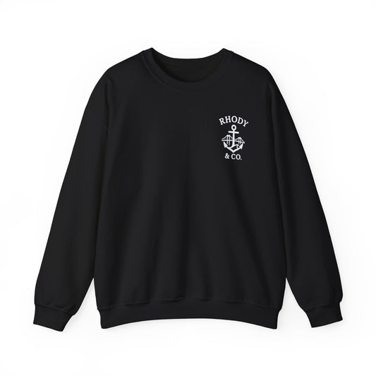 Rhody & Co. Crewneck – Black and White
