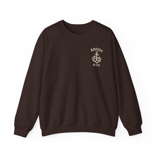 Rhody & Co. Crewneck - Brown and Beige
