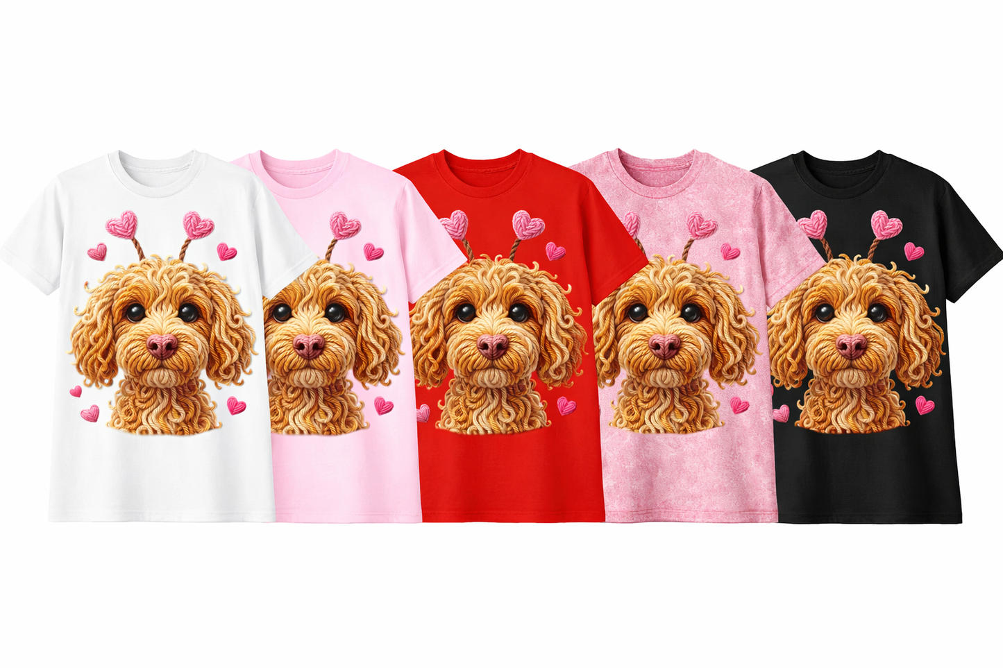 Valentine Puppy Love Graphic T-Shirt