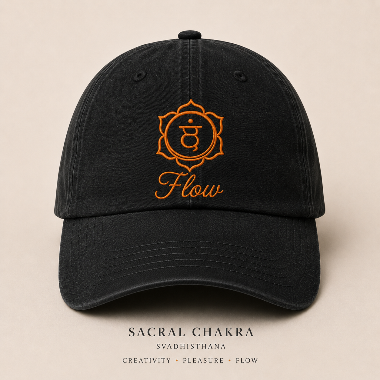 Chakra Dad Cap | Spiritual Embroidered Energy Collection Hats