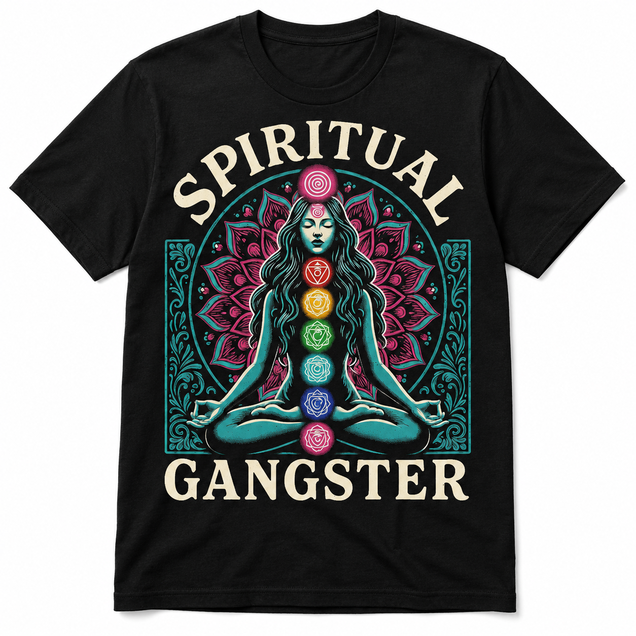 Spiritual Gangster Chakra Goddess Tee
