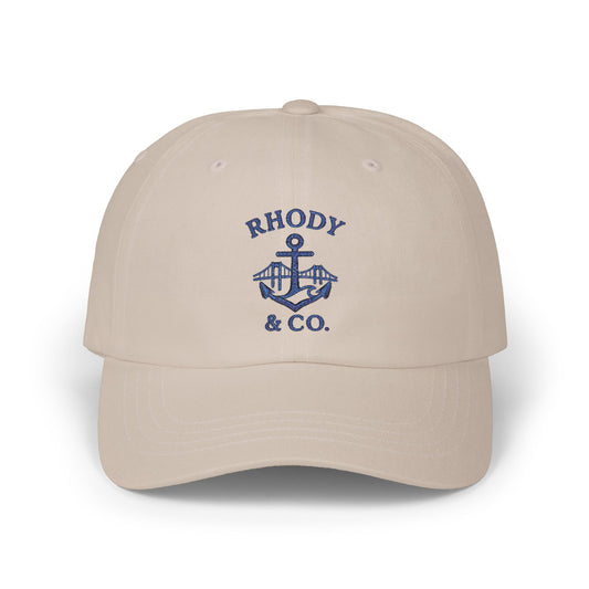 Rhody & Co. Classic Cap - Khaki and Navy