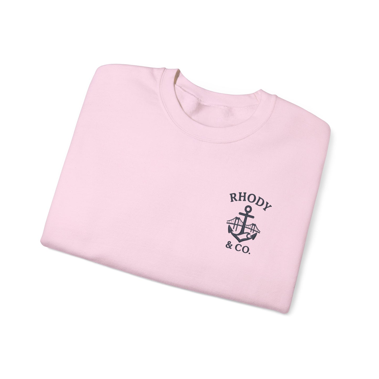 Rhody and Co. Crewneck - Pink and Navy
