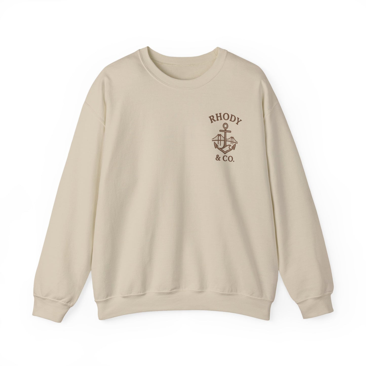 Rhody and Co. Crewneck - Sand and Brown